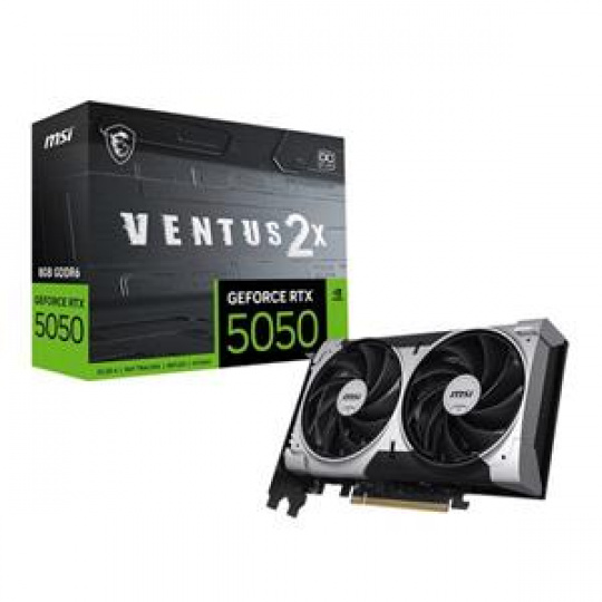MSI GeForce RTX 5050 VENTUS 2X/OC/8GB/GDDR6