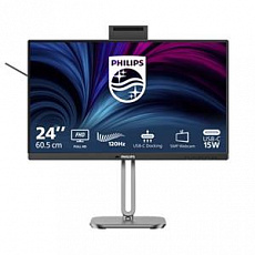 Philips LCD 24B2U4301H 23,8" IPS/1920x1080@120Hz/4ms/300cd/HDMI/DP/4xUSB/USB-C dock/RJ45/Webcam/Repro/Pivot/HAS/5 let