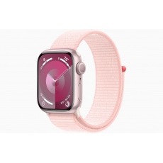Apple Watch S9/41mm/Pink/Sport Band/Light Pink