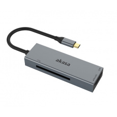 AKASA USB 3.2 Type-C čtečka karet