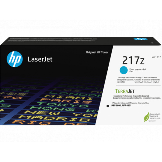 HP W2171Z, cyan toner. kazeta HP LaserJet 217Z