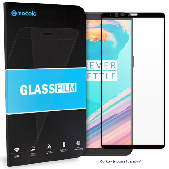 Mocolo 5D Tvrzené Sklo Black pro Xiaomi Redmi Note 9 Pro/9S/9 Pro Max