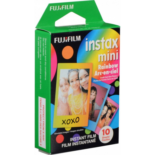 Instantní film Fujifilm Color film Instax mini RAINBOW 10 fotografií