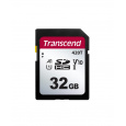 Transcend 32GB SDHC420T UHS-I U1 (Class 10) V10 A1 3K P/E 3D TLC paměťová karta, 100MB/s R, 85MB/s W, černá