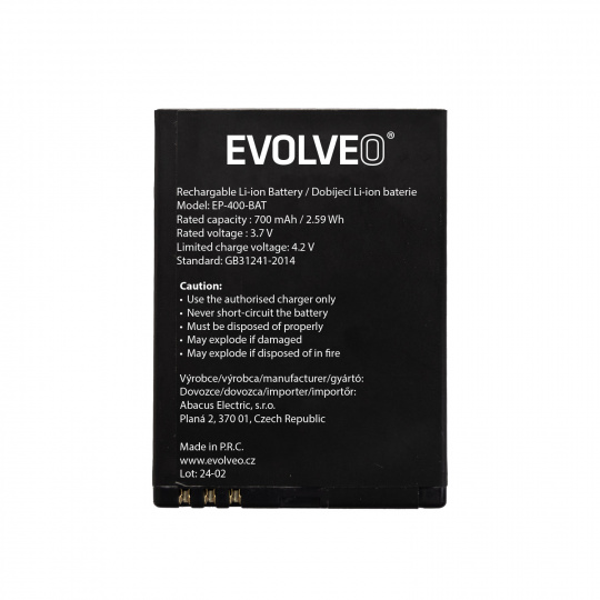 EVOLVEO originální baterie 700 mAh pro  EasyPhone ID (EP-400)