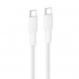 BELKIN kabel USB-C 240W oplétaný 3m bílý