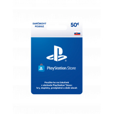 PlayStation Live Cards 50 EUR Hang pro SK PS Store PlayStation Live Cards 50 EUR Hang pro SK PS Store