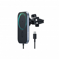 Wireless MagSafe Car Charger Black