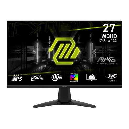 MSI MAG/275QF X32/27"/IPS/QHD/320Hz/0,5ms/Black/2R