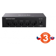Tenda TEG2205D Websmart L2 cloud managed switch, 5x 10/100/1000 Mbps, Kov, Fanless - bez ventilátorů Tenda TEG2205D Websmart L2 cloud managed switch, 5x 10/100/1000 Mbps, Kov, Fanless - bez ventilátorů