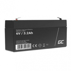 Green Cell AGM VRLA 6V 3.2Ah maintenance-free battery for the alarm system, cash register, toys Green Cell AGM VRLA 6V 3.2Ah maintenance-free battery for the alarm system, cash register, toys