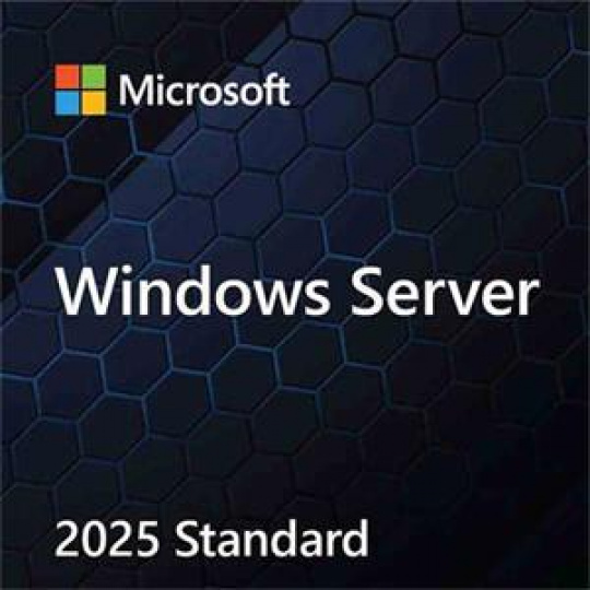 OEM Win Svr Std 2025 64bit German 1pk DVD 16 Core