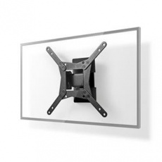 Nedis TVWM11BK - Nástěnný TV Držák Full Motion| 10-32" | Max. 30 kg | Vzdálenost od Stěny 68 mm| Ocel | Černá