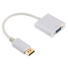 Gembird adaptér DisplayPort - VGA, M/F, white