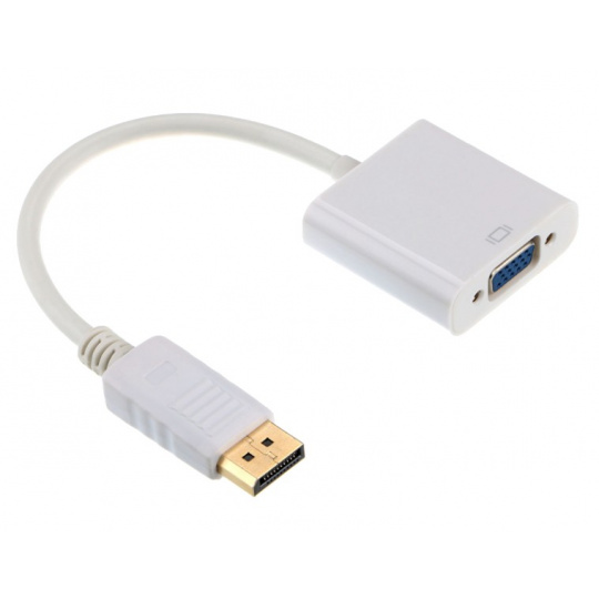 Gembird adaptér DisplayPort - VGA, M/F, white