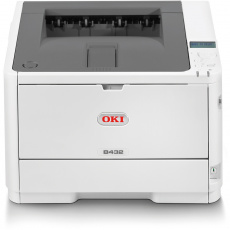 OKI B432dn, tiskárna černobílá laserová, A4, LAN, USB