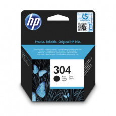 HP 304 Black Original Ink Cartridge, N9K06AE