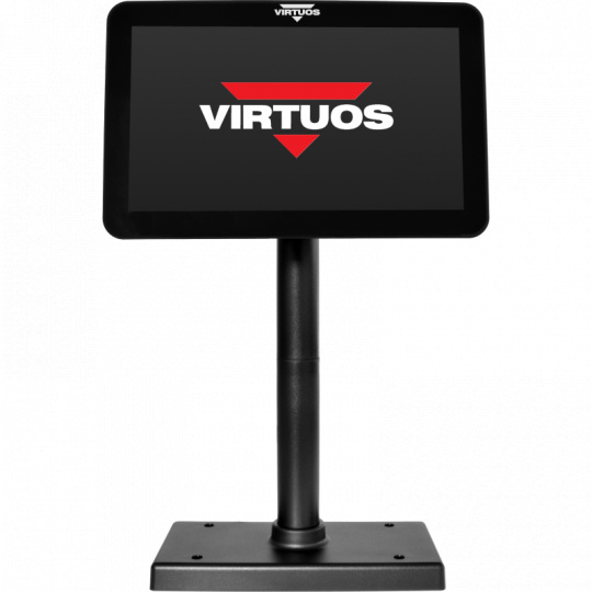 10,1" LCD barevný zákaznický monitor Virtuos SD1010R, USB, černý