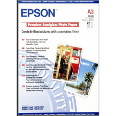 EPSON A3, Premium Semigloss Photo Paper (20 listů)