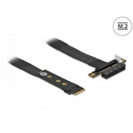Delock Adaptér M.2 klíč M na PCIe x4 NVMe s kabelem délky 20 cm