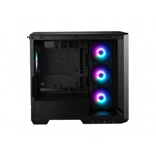 MSI MAG PANO M100R PZ/Micro ATX/Transpar./Černá