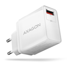 AXAGON ACU-QC19W, QC nabíječka do sítě 19W, 1x USB-A port, QC3.0/AFC/FCP/SMART, bílá AXAGON ACU-QC19W, QC nabíječka do sítě 19W, 1x USB-A port, QC3.0/AFC/FCP/SMART, bílá