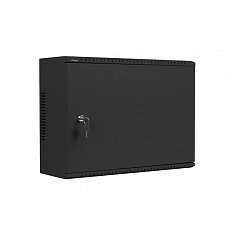 LANBERG 19" RACKOVÁ SKŘÍŇ PRO MONTÁŽ NA STĚNU 4U+3U/540X200 NÍZKOPROFILOVÁ ČERNÁ (SMONTOVANÁ)