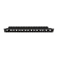19"patchpanel AMPARO pro 24 keystone SFA/SFB neosazený, 1U