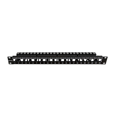 19"patchpanel AMPARO pro 24 keystone SFA/SFB neosazený, 1U