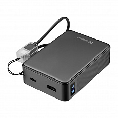 Sandberg Nano Powerbank 20000 mAh PD20W, kompaktní powerbanka s USB-C kabelem, černá Sandberg Nano Powerbank 20000 mAh PD20W, kompaktní powerbanka s USB-C kabelem, černá