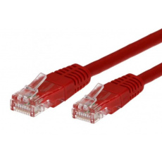 TB Touch Patch kabel, UTP, RJ45, cat5e, 1m, červený