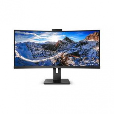 Philips LCD 346P1CRH 34" zakřivený VA/3440x1440@100Hz/4ms/500cd/HDMI/DP/4xUSB/USB-C dock/RJ45/Webcam/Repro/HAS/VESA