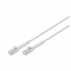 DIGITUS CAT 6A F-FTP ohebný propojovací kabel, Cu, TPE-LSZH AWG 32/7, délka 0.3 m, šedá DIGITUS CAT 6A F-FTP ohebný propojovací kabel, Cu, TPE-LSZH AWG 32/7, délka 0.3 m, šedá