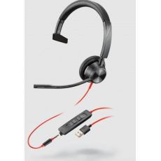 POLY Blackwire 3315, USB-A, Mono POLY Blackwire 3315, USB-A, Mono