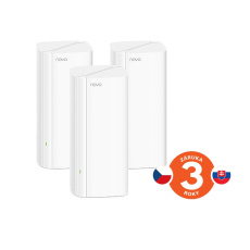 Tenda Nova MX12 (3-pack) WiFi6 AX3000 Mesh Gigabit system, 9xGLAN/GWAN, WPA3, VPN, SMART CZ aplikace