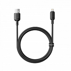 Baseus Rychlonabíjecí kabel Silky USB/Lightning 1m 2.4A černý Baseus Rychlonabíjecí kabel Silky USB/Lightning 1m 2.4A černý
