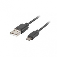 LANBERG Micro USB (M) na USB-A (M) 2.0 kabel 1,8m, černý, rychlé nabíjení 3.0