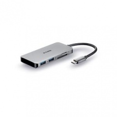 D-Link 6-in-1 USB-C Hub with HDMI/Card Reader/Power Delivery