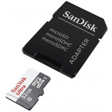 SanDisk Ultra microSDHC 32GB 100MB/s + adaptér