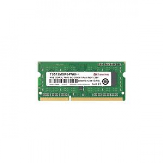 Transcend průmyslová paměť SODIMM DDR3 4GB 1600MHz, 1Rx8, CL11