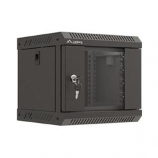 LANBERG RACKOVÁ SKŘÍŇ 10" NÁSTĚNNÁ 4U/300X300 (v rozloženém stavu) S PROSKLENÝMI DVEŘMI ČERNÁ LANBERG RACKOVÁ SKŘÍŇ 10" NÁSTĚNNÁ 4U/300X300 (v rozloženém stavu) S PROSKLENÝMI DVEŘMI ČERNÁ