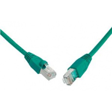 SOLARIX patch kabel CAT5E SFTP PVC 10m zelený snag-proof