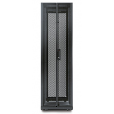 NetShelter AV 42U 600mm Wide x 825 Deep Enclosure with Sides and 10-32 Threaded Rails Black