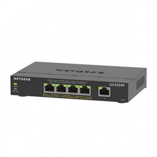 Netgear 5PT GE PLUS SWCH W/ POE+