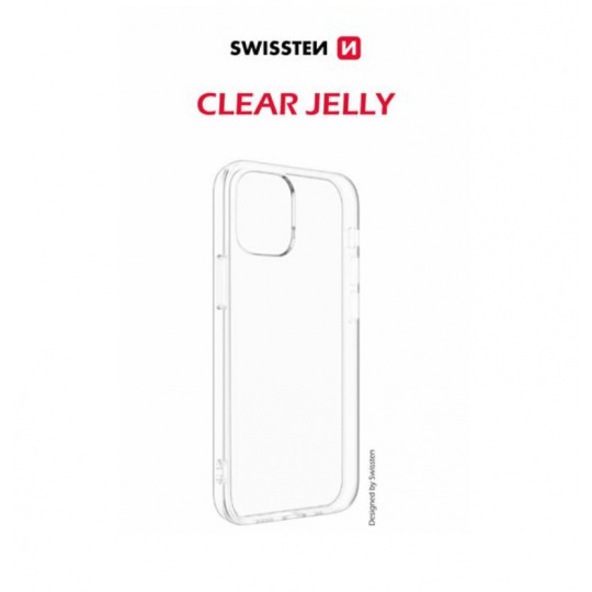 SWISSTEN CLEAR JELLY POUZDRO PRO IPHONE 16 PLUS TRANSPARENTNÍ