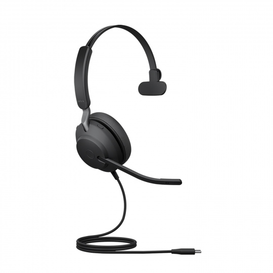 Jabra Evolve2 40 SE/Mono/USB-C/Drát/Černá