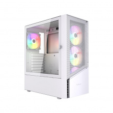 GEMBIRD Fornax 4300W/Midi Tower/Transpar./Bílá GEMBIRD Fornax 4300W/Midi Tower/Transpar./Bílá