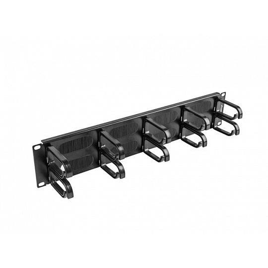 19" PANEL S KARTÁČEM PRO SPRÁVU KABELŮ 10 KROUŽKŮ TYP B 2U ČERNÝ LANBERG 19" PANEL S KARTÁČEM PRO SPRÁVU KABELŮ 10 KROUŽKŮ TYP B 2U ČERNÝ LANBERG