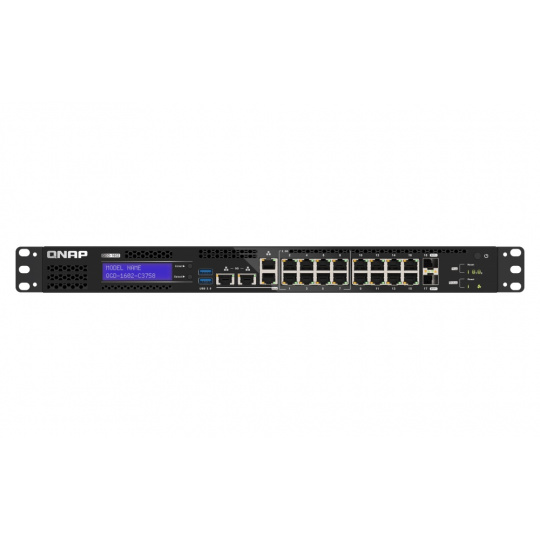 QNAP řízený hybridní switch QGD-1602-C3558-8G (8x GbE + 8x 2,5 GbE + 2x 10GbE SFP+, 8GB RAM)
