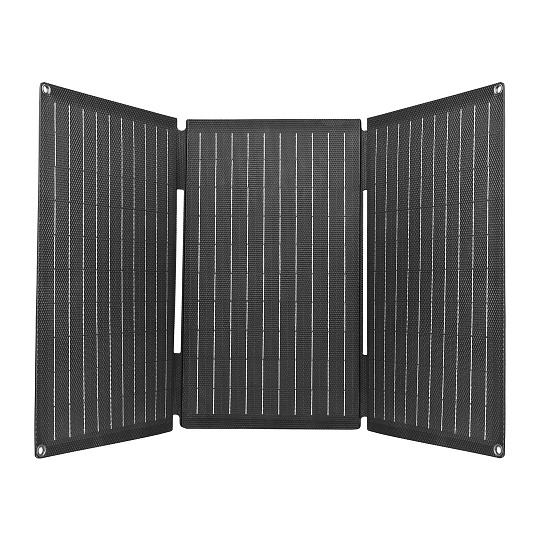 Sandberg Solar Charger 30W USB/USB-C/DC, skládací solární nabíječka, černá Sandberg Solar Charger 30W USB/USB-C/DC, skládací solární nabíječka, černá